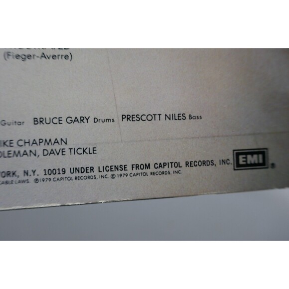 Capitol Records 1979 The Knack Get the Knack 12" Vinyl LP - Picture 7 of 7